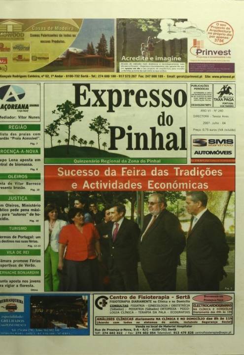 Expresso Do Pinhal Nº240 04 07 2007 P
