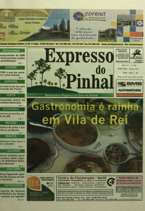 Expresso Do Pinhal Nº256 05 03 2008 P