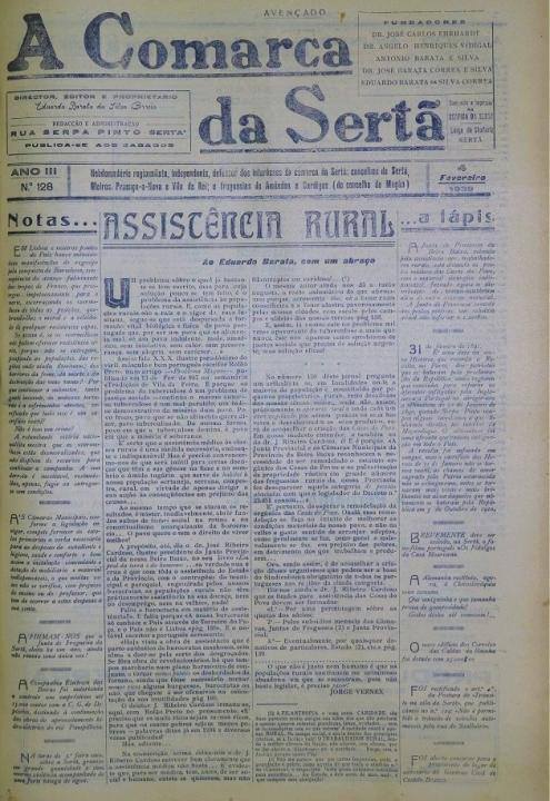 A Comarca Da Sertã Nº128 04 02 1939 Peq