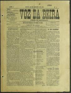Voz Da Beira Nº4 31 01 1914 P