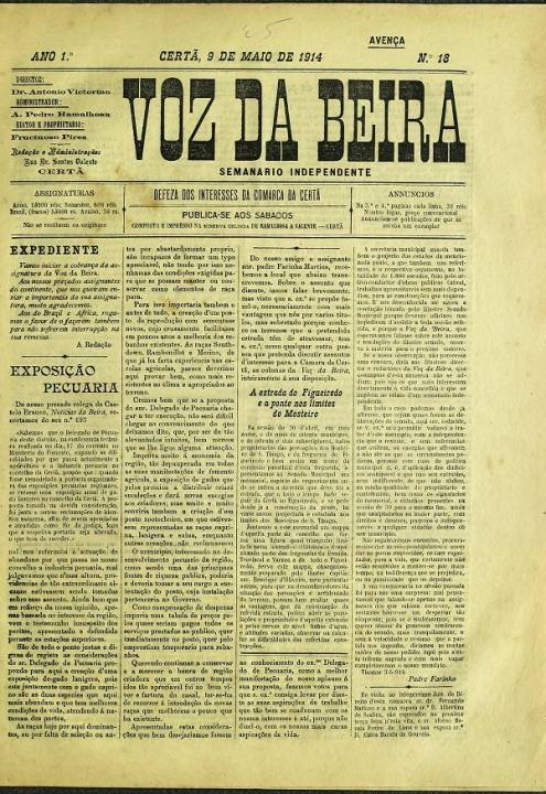 Voz Da Beira Nº18 09 05 1914 P