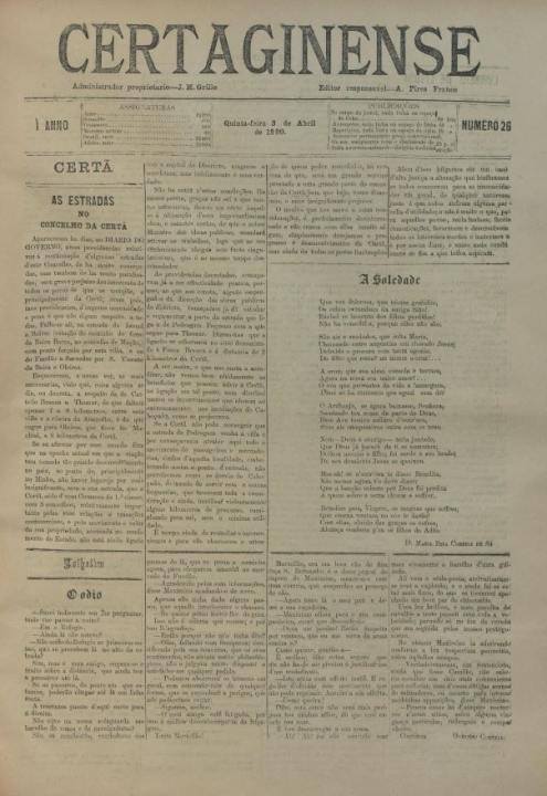 Certaginense Nº26 03 04 1890 P