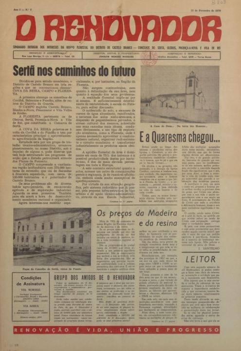 O Renovador Nº2 21 02 1970 P