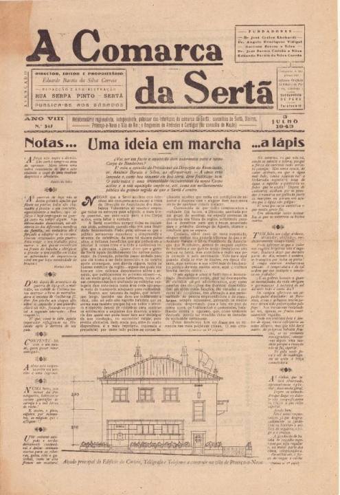 A Comarca Da Sertã Nº347 03 07 1943 P