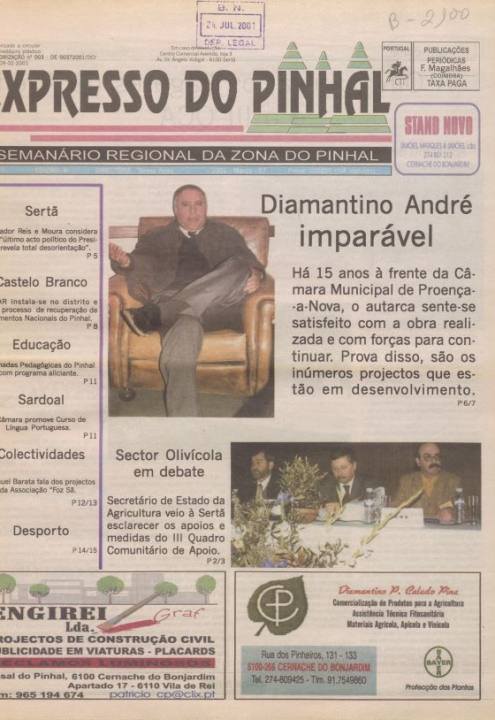 Expresso Do Pinhal Nº4 07 03 2001 P