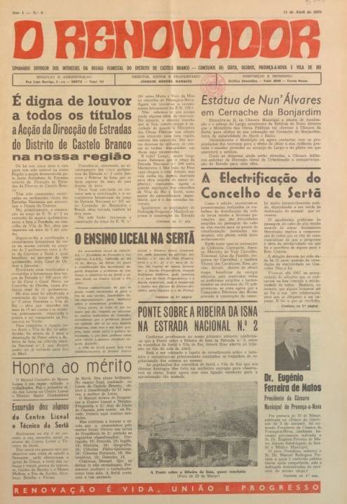 O Renovador Nº9 11 04 1970 P