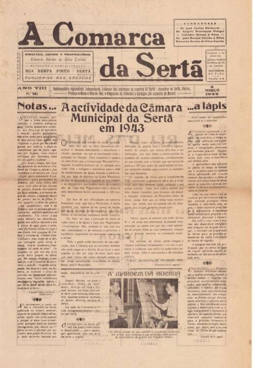 A Comarca Da Sertã Nº381 04 03 1944 P