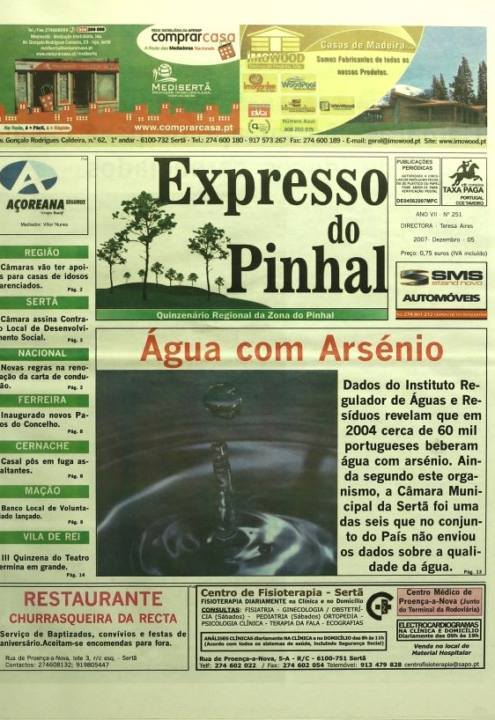 Expresso Do Pinhal Nº251 05 12 2007 P