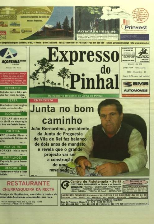 Expresso Do Pinhal Nº252 19 12 2007 P