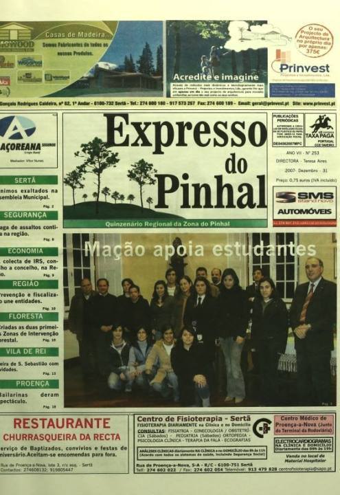 Expresso Do Pinhal Nº253 31 12 2007 P