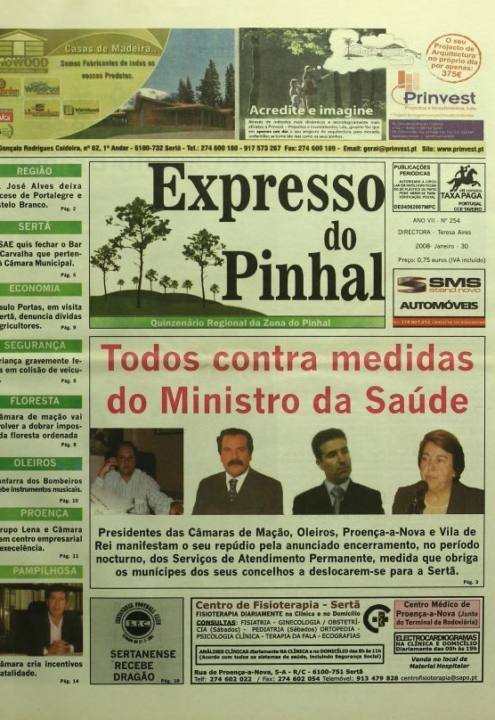 Expresso Do Pinhal Nº254 30 01 2008 P
