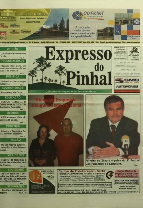 Expresso Do Pinhal Nº257 26 03 2008 P