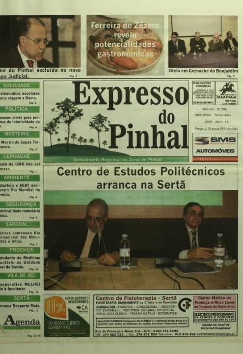 Expresso Do Pinhal Nº258 16 04 2008 P