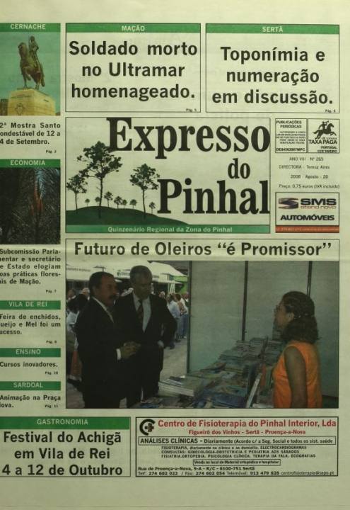 Expresso Do Pinhal Nº265 20 08 2008 P