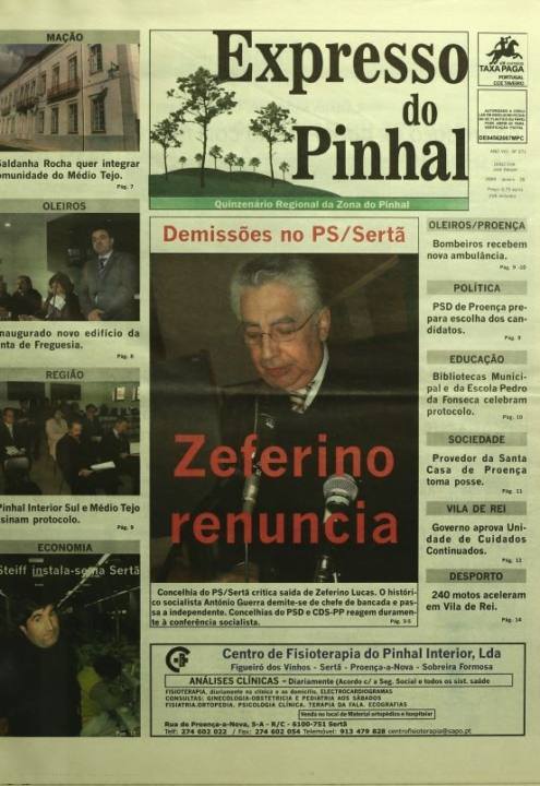 Expresso Do Pinhal Nº271 28 01 2009 P