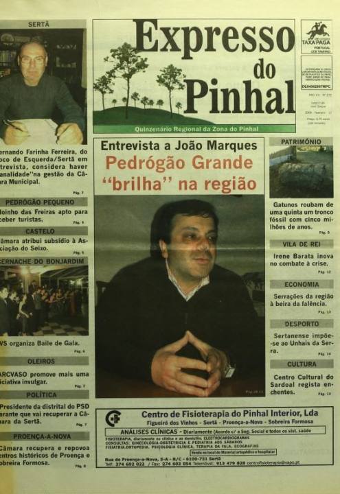 Expresso Do Pinhal Nº272 11 02 2009 P