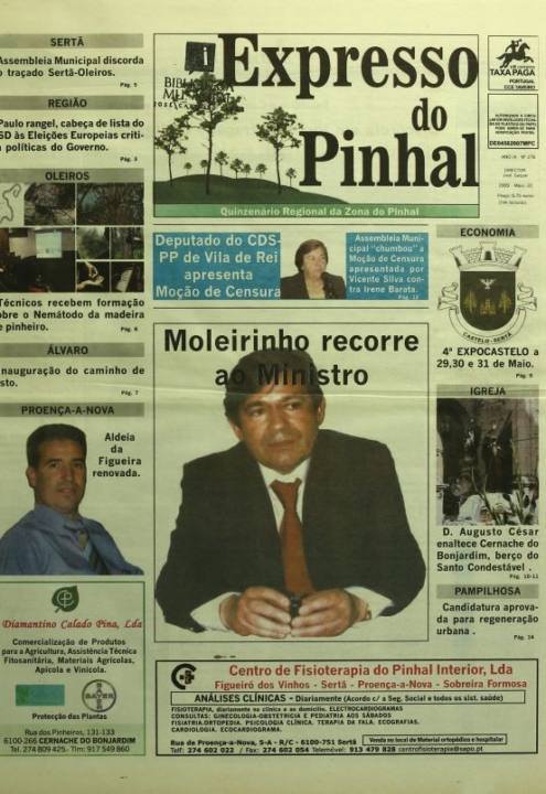 Expresso Do Pinhal Nº276 20 05 2009 P