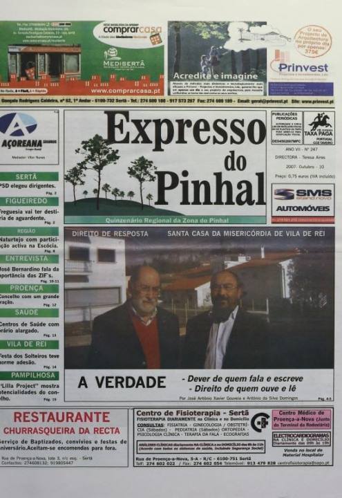 Expresso Do Pinhal Nº247 10 10 2007 P