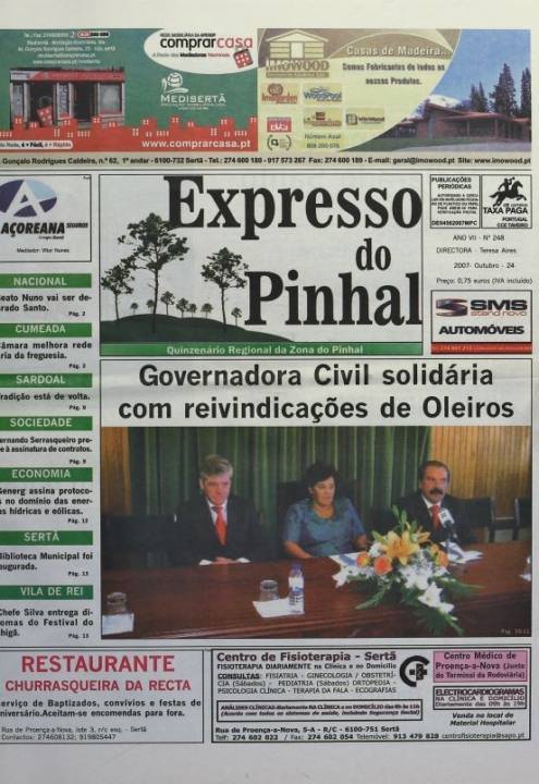 Expresso Do Pinhal Nº248 24 10 2007 P