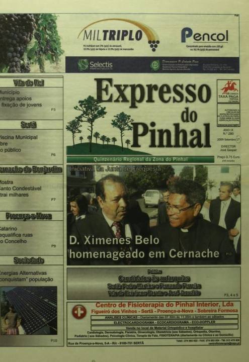 Expresso Do Pinhal Nº280 17 09 2009 P