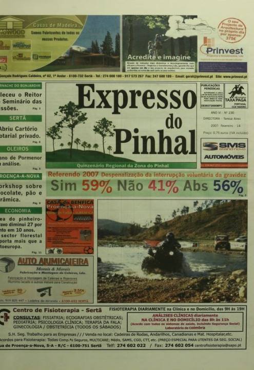 Expresso Do Pinhal Nº230 14 02 2007 P