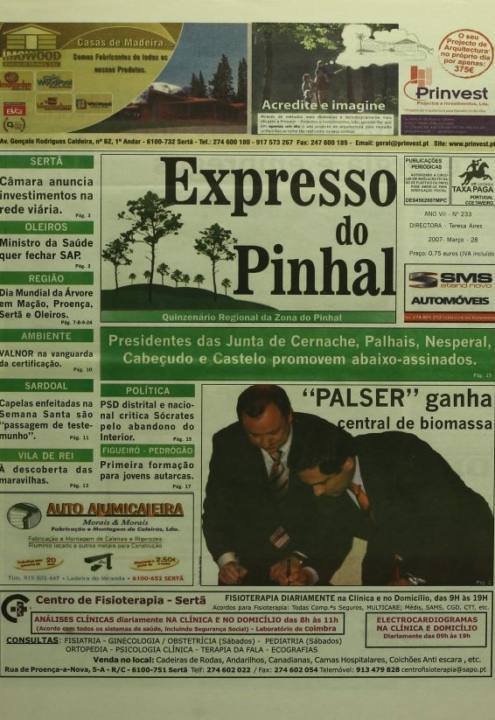 Expresso Do Pinhal Nº233 28 03 2007 P