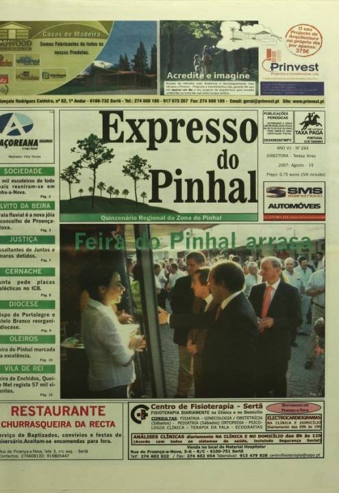 Expresso Do Pinhal Nº243 15 08 2007 P