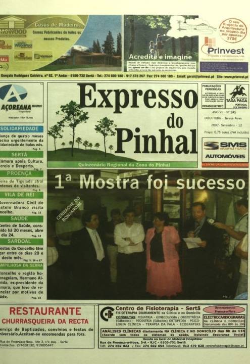 Expresso Do Pinhal Nº245 12 09 2007 P