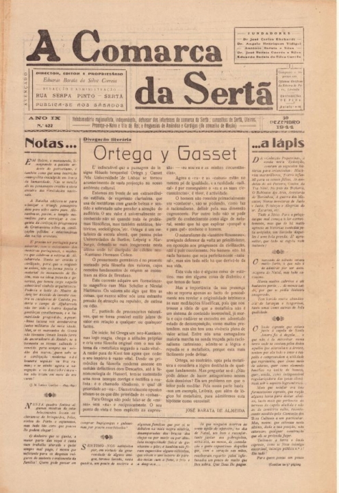 A Comarca Da Sertã Nº422 30 12 1944 P