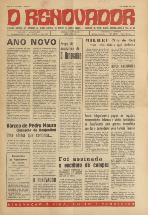 O Renovador Nº200 05 01 1974 P