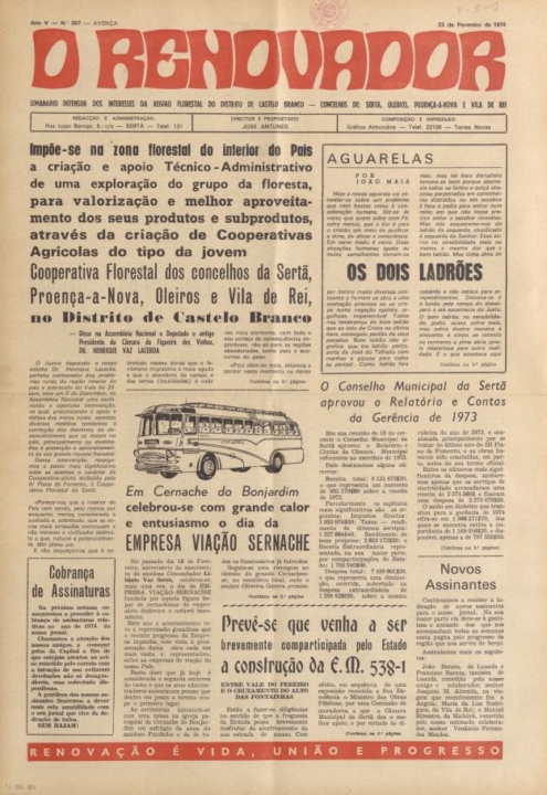 O Renovador Nº207 23 02 1974 P