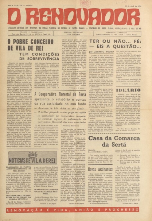 O Renovador Nº214 13 04 1974 P