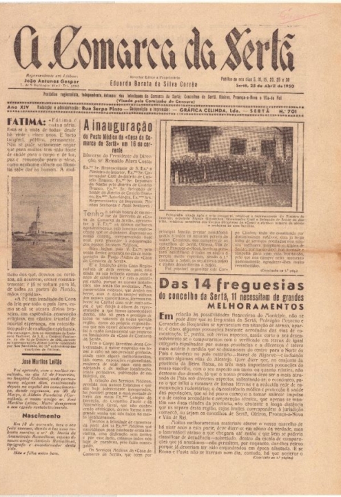 A Comarca Da Sertã Nº701 25 04 1950 P