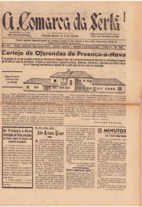 A Comarca Da Sertã Nº727 15 09 1950 P