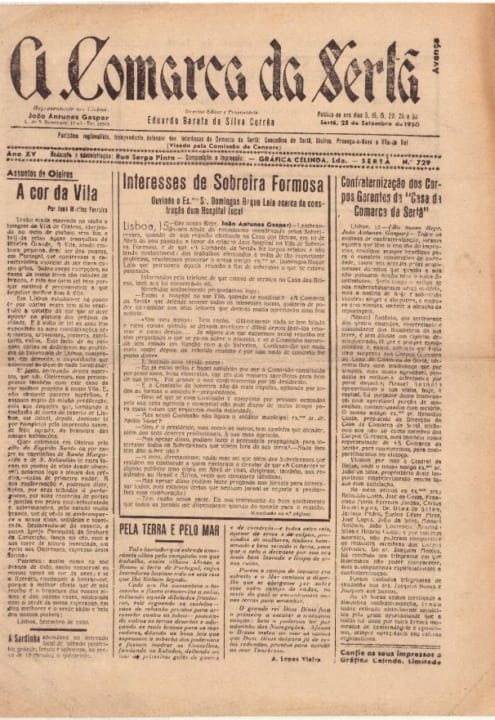 A Comarca Da Sertã Nº729 25 09 1950 P