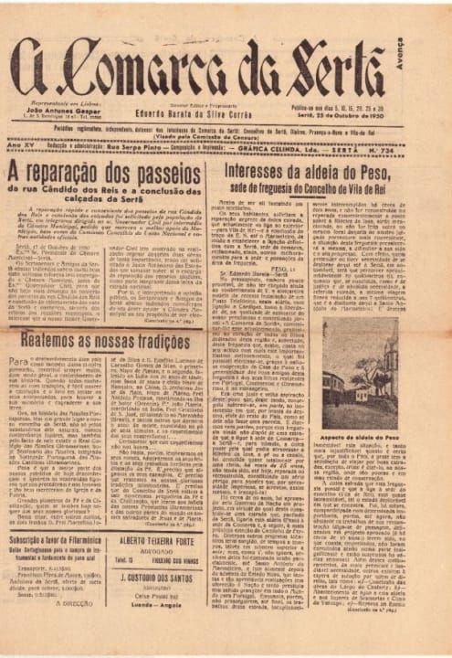 A Comarca Da Sertã Nº734 25 10 1950 P