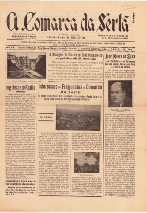 A Comarca Da Sertã Nº748 15 01 1951 P