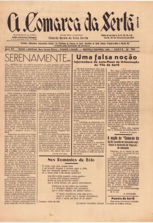A Comarca Da Sertã Nº753 10 02 1951 P