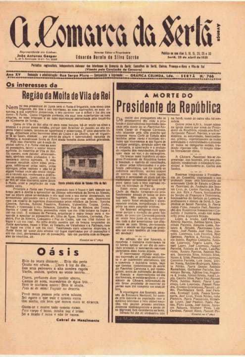 A Comarca Da Sertã Nº766 25 04 1951 P