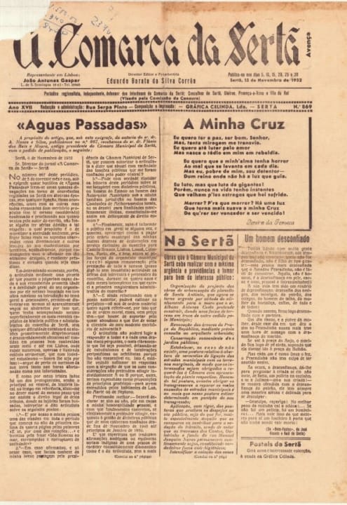 A Comarca Da Sertã Nº869 15 11 1952 P