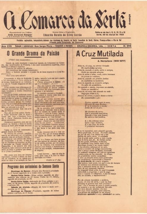 A Comarca Da Sertã Nº894 30 03 1953 P